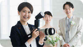 企業の撮影